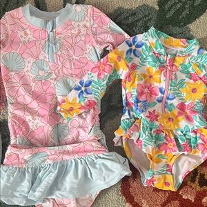 BUNDLE Caden Lane and Little Me Swim Rashguards